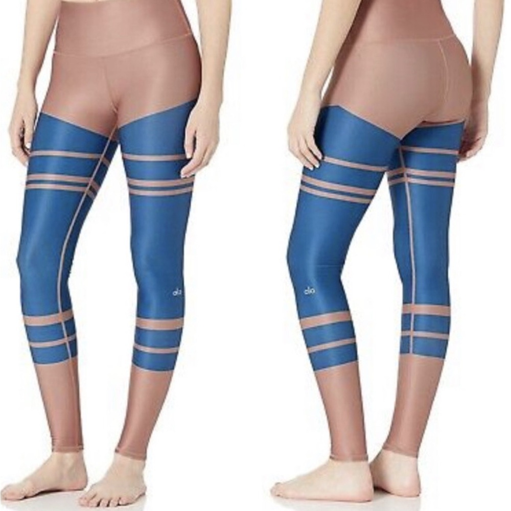 Alo yoga Women's High Waist Tech Lift Airbrush Legging Rosewater Marathon